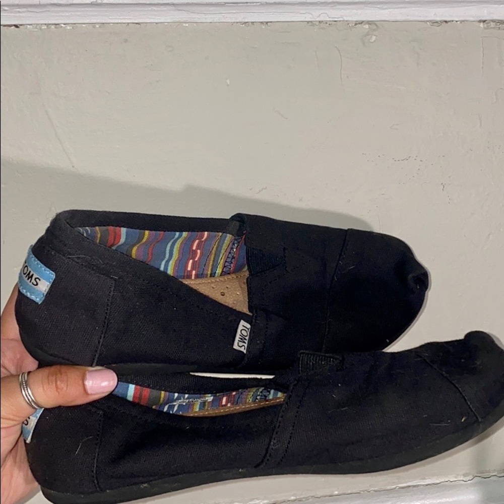 BLACK TOMS W8